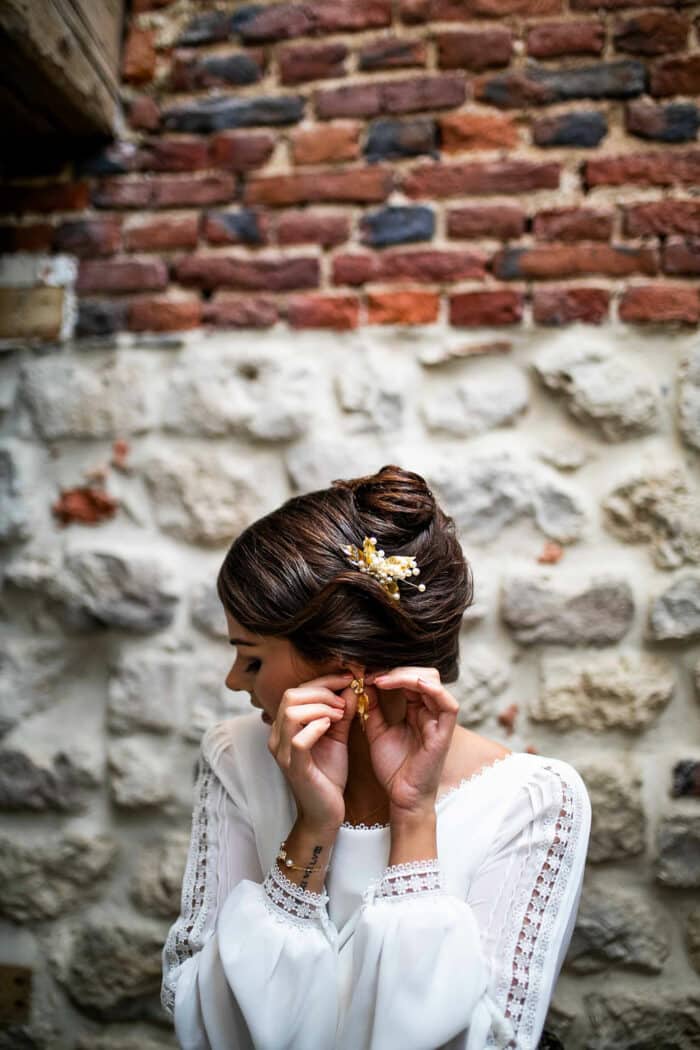 Peigne mariage Blandine – Image 3