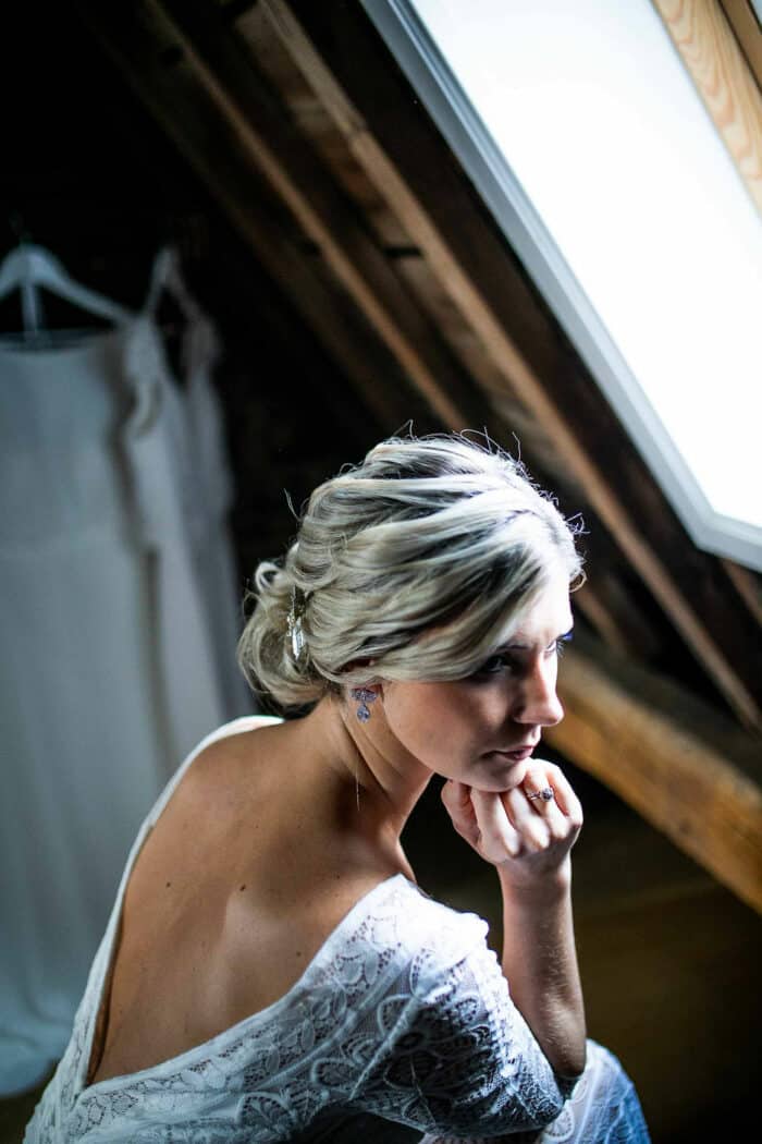 Boucles d'oreilles mariage Marceline – Image 3