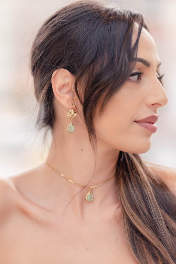 Collier de dos mariage Andréa – Image 3