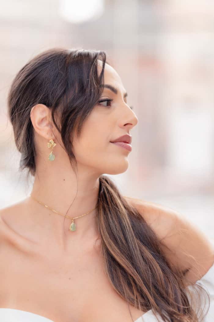 Collier de dos mariage Andréa