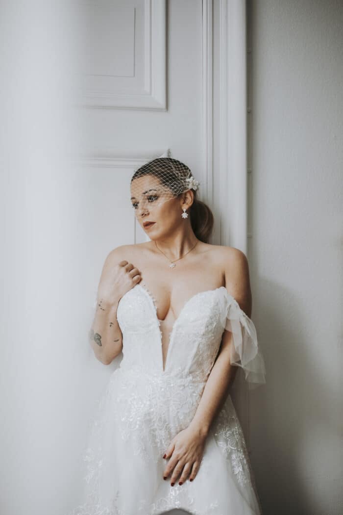 Voilette mariage Françoise – Image 2
